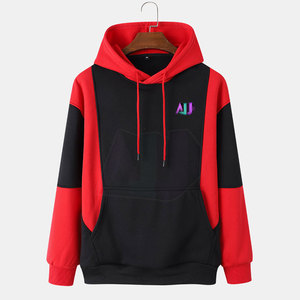 Sudadera con Capucha de Invierno para Hombre, Corte Regular, 100% Algodón, Felpa, Diseño Ecológico, Bolsillo, Transpirable, Ligera, Textura Suave - Product Image 1