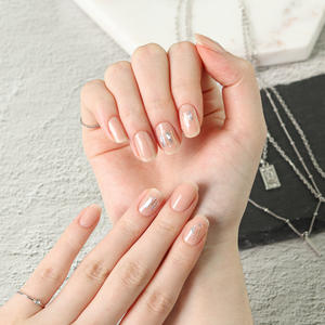 HineB-pegatinas de uñas de color beige, artículo de decoración de uñas fácil, #45768 - Product Image 4