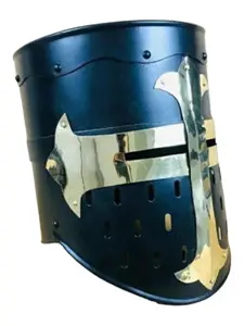 Hot Bán Thời Trung Cổ Chiến Binh Templar Brass Crusader Mũ Bảo Hiểm Hiệp Sĩ Mũ Bảo Hiểm Mặc Cho Người Lớn Thời Trung Cổ Trang Phục