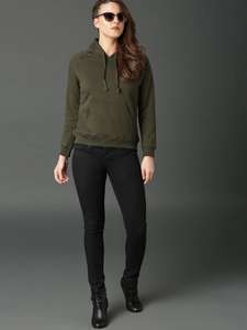 Sudadera con Capucha Vintage de Color Sólido Personalizable para Hombre y Mujer, Otoño Invierno, Forro Polar, Holgada, Delgada, Antibolitas - Product Image 4