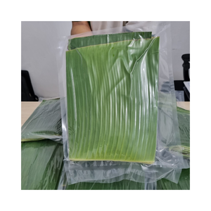 Hojas de Plátano Frescas de Grado Alimenticio para Asar, Cocinar al Vapor y Decorar, 30 cm de Ancho - Product Image 1