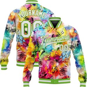 Chaqueta universitaria sublimada personalizada para hombres Proveedor OEM en todo el mundo Perfecto para equipos deportivos Escuelas Streetwear y marcas - Product Image 4