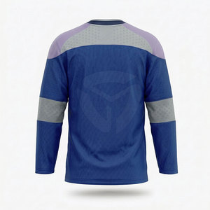 Camiseta de hockey sobre hielo duradera para hombres y niños, ajuste flexible, textura suave, ideal para actividades deportivas y uniformes de equipo. - Product Image 2
