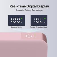 NOBIS Batterie externe haute capacité 20000mAh avec écran LED, 2 ports USB Type-C, charge rapide, sortie PD 90W pour utilisation en extérieur