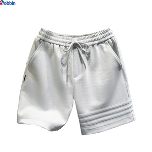 Shorts de basket-ball en coton personnalisés pour hommes, shorts de sport amples avec cordon de serrage, style hip-hop, pour l'été - Product Image 6