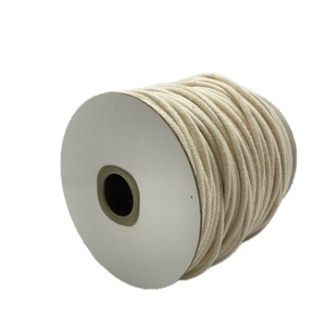 Mèche de bougie en polyester 100% tressée ronde, personnalisée, écologique, haute ténacité, pour vêtements à capuche, chaussures - Product Image 3