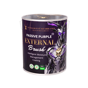 Passive Purple External® 5kg Pennello Viola – Membrana Impermeabilizzante per Facciate Ignifuga e Ermetica per Giunti e Fessure - Product Image 2