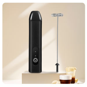 เครื่องตีฟองนมแบบพกพา ชาร์จไฟได้ผ่าน USB ขายตรงจากโรงงาน ใช้ตีไข่ กาแฟ ผสมอาหาร เหมาะสำหรับร้านกาแฟ - Product Image 1