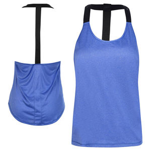 Camiseta Deportiva de Tirantes Cruzados para Mujer, Elástica, sin Mangas, para Gimnasio, Yoga, Entrenamiento, Ropa Deportiva OEM - Product Image 4