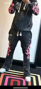 ชุดวอร์มผ้าฝ้าย2ชิ้นระบายอากาศพิมพ์ลายซับลิเมชันใหม่ - Product Image 5