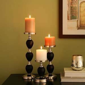 Candelabro Moderno de Metal, Elegante Portavelas Decorativo para el Hogar, Sala de Estar, Centro de Mesa de Comedor - Product Image 2