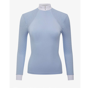 Top vente femmes vêtements équestres chemise équitation spectacle chemise hauts manches longues couches de base spectacle chemise à vendre - Product Image 1