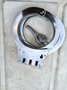 Departamento DE SEGURIDAD Metal Acero al carbono Cerrar Esposas Sistema de bloqueo doble Esposas Inoxidable - Product Image 4