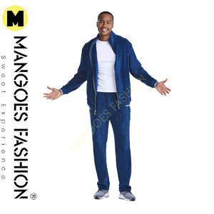 100% Cotton Men's Training Tracksuit Latest Design Men's <b>Tracking</b> <b>Suit</b> Blank Breathable and Lightweight Plus Size OEM Size - Product Image 4