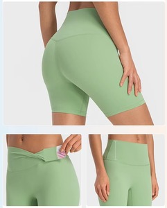 2025 Summer <b>Women</b> Yoga Sporty Shorts Quick Dry <b>Cargo</b> <b>Pants</b> Polyester Gym Soccer Shorts <b>Women</b> Sport Running Shorts - Product Image 4