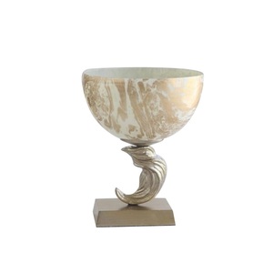 ชามเสิร์ฟสลัดสไตล์หรูหราพร้อมแท่นวางดีไซน์เนอร์สำหรับบ้านโรงแรมร้านอาหาร - Product Image 6