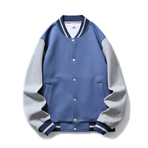 Chaquetas informales con diseños de poliéster/algodón al por mayor para hombre Otoño Invierno chaqueta Letterman de secado rápido para hombre - Product Image 6