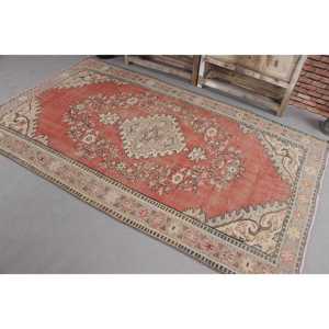 Turkish Vintage Rug, 0.4x7.9 ft <b>Runner</b> Rug, <b>Red</b> Gray Patchwork Rug - Product Image 2