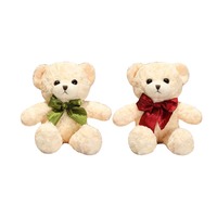 Jouets en peluche d'animaux doux en gros Mini ours en peluche brun de 33 cm Ours en peluche blanc Jouets en peluche