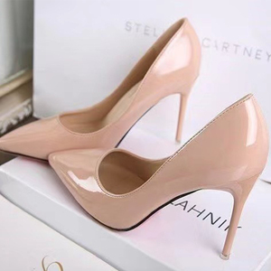Dernières chaussures à talons hauts et ensemble de sacs à la mode pour femmes fabricant de chaussures personnalisé rose pas cher chaussures à talons hauts pour femmes - Product Image 2