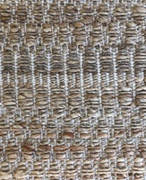 Tapis en jute 100% coton, fait main, durable, style moderne, antidérapant, réversible, tissé et lavable pour une utilisation en intérieur