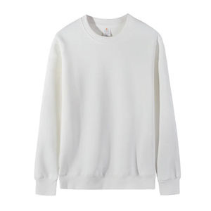 Sudadera personalizada de algodón orgánico con logotipo 100% para hombre, camisa bordada transpirable de secado rápido, venta al por mayor - Product Image 2