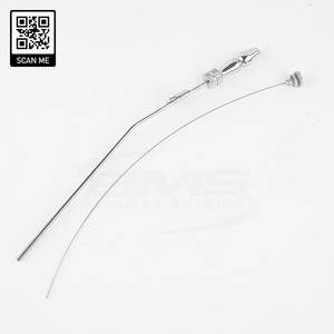 Aspirateur manuel Frazier de qualité médicale certifié CE pour la neurochirurgie ORL, embout d'aspiration angulaire de 19 cm, réutilisable, chirurgical - Product Image 3