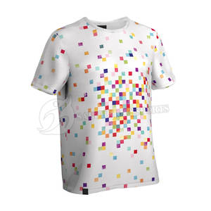 เสื้อยืดซับลิเมชั่นผู้ชายไซส์ใหญ่ ระบายอากาศได้ดี เป็นมิตรกับสิ่งแวดล้อม แห้งเร็ว ผลิตจากโพลีเอสเตอร์/คอตตอน ขายดี ผลิตในปากีสถาน - Product Image 2