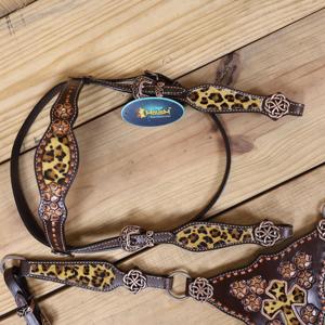 Durable Leather Headstall Breastplate Horse Products Wholesale Manufacturer Custom Color Horse Accessories-Western - Product Image 3