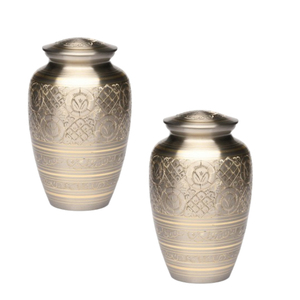 Wholesale Custom Metal Cremation Urn Artisan Crafted Personalized Tribute for Adult <b>Ashes</b> Funeral Supplies - Product Image 3