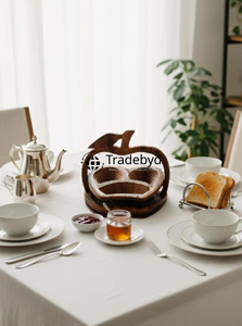 Panier de rangement pour fruits secs en bois moderne fait à la main de qualité supérieure, écologique, avec un design multifonctionnel pour la maison, cadeaux, Tradebyd - Product Image 4