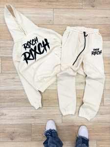 Vêtements d'hiver décontractés pour hommes, personnalisés en gros, 100% coton molletonné, teint en pièce, 400g, uni, broderie, délavage à l'acide - Product Image 2