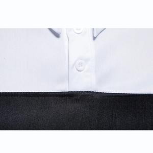 Chemise à manches courtes pour hommes à blocs de couleur New Summer Lapel Clothes T-shirt Polo - Product Image 6