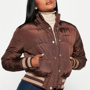 Veste matelassée personnalisée Vêtements d'extérieur matelassés de haute qualité Veste matelassée en tissu résistant à l'eau et au vent, légère et chaude pour l'hiver - Product Image 4