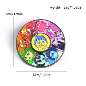 เข็มกลัดโลหะลายการ์ตูนสำหรับเสื้อผ้าธีมอะนิเมะเข็มกลัดเคลือบแบบกำหนดเอง - Product Image 2