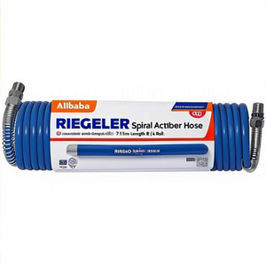 RIEGLER Spiral Rubber <b>Hose</b> 6mm Inner Diameter 8mm Outer Diameter 7.5m Length R 1/4 Roll - Product Image 3