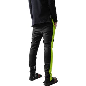 2023 venta al por mayor entrenamiento Fitness Jogger pantalones de chándal hombre Flare Track Pants Side Stripe Panel estilo Casual Spandex algodón gimnasio Joggers - Product Image 3