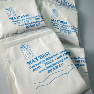 Max Desi Cloruro de magnesio MgCl2 Desecante Exportación Contenedor de polvo Tiras Gancho para colgar Control de humedad Bolsas de 1kg - Product Image 4