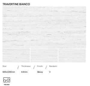 Brown Bathroom Tile 600x1200mm Big Size Glossy Interior Glazed <b>Floor</b> and Wall Porcelain Tile - Product Image 2