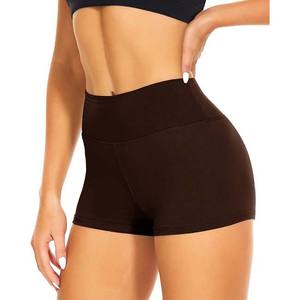 Venta al por mayor, superventas, ropa de mujer de color sólido, pantalones cortos con cintura elástica, ropa de verano, pantalones cortos transpirables para gimnasio y Fitness para mujer - Product Image 4