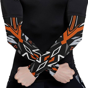 Personnalisable Unisexe Cyclisme Bras Manches Ensembles Léger Extensible Sans Couture Conception Anti-UV Caractéristique Écologique Réversible - Product Image 2