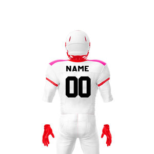 Uniformes de Fútbol Americano Personalizados al por Mayor para Hombre, Uniformes de Fútbol Americano Juvenil con Bandera, Opción de Tallas Grandes - Product Image 6