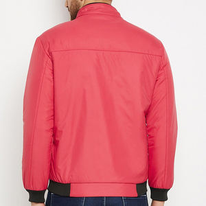 Veste bomber d'hiver sur mesure respirante à séchage rapide avec logo frontal pour hommes Manches longues Haute qualité Meilleure vente - Product Image 3