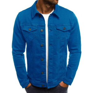 Chaqueta vaquera de nuevo diseño personalizada 2025 para hombre, chaqueta vaquera de invierno de calidad superior personalizada para primavera y otoño - Product Image 6