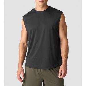 Camiseta sin mangas para hombre, Camisa sin mangas de verano con estilo informal, 100% de algodón, transpirable, de secado rápido, respetuoso con el medio ambiente, Color personalizado - Product Image 3