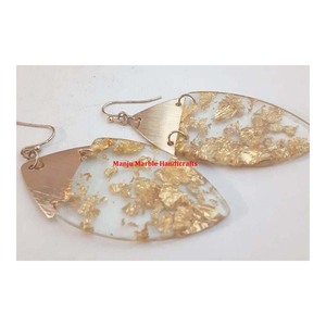 Pendientes de madera de regalo de lujo clásico de diseño moderno con diseño de tamaño de forma diferente Multicolor para mujer joyería artículo de fiesta de moda - Product Image 2