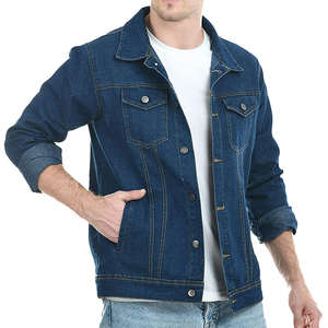 Nuevo diseño, venta al por mayor, logotipo personalizado, alta calidad, hombres, Jeans, chaqueta de mezclilla, chaquetas más vendidas - Product Image 1