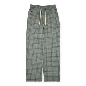 Pantaloni da donna in Plaid con elastico in vita personalizzato con Logo traspirante comodo Set di vestaglia modale in Spandex per uso domestico - Product Image 2