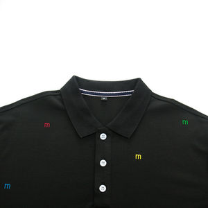 Camiseta de Golf Unisex de 220 g/m², 100 % Algodón, Cuello Redondo de Alta Calidad, Manga Corta, Antiarrugas, Personalizable para Hombre y Mujer - Product Image 3