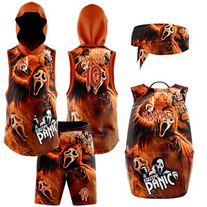 ชุดฟอร์มมีฮู้ดสำหรับผู้ใหญ่ชุด7v7และ7on7แบบซับลิเมชันทรงปกติชุดอเมริกันฟุตบอลออกแบบได้ตามต้องการ - Product Image 1